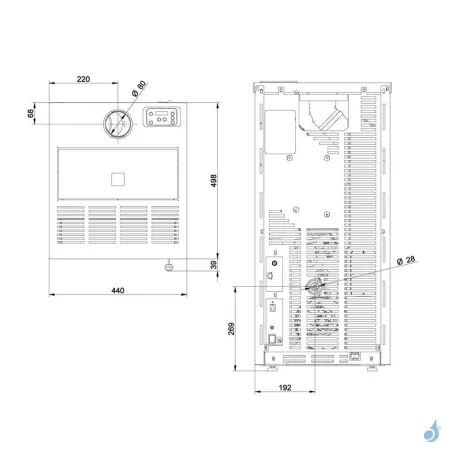 Poêle à granulés Royal Donna Air 80 US Puissance 8.2kW A+