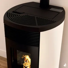 Poêle à granulés Royal Rondine Air 80 US Puissance 8kW A+ 2
