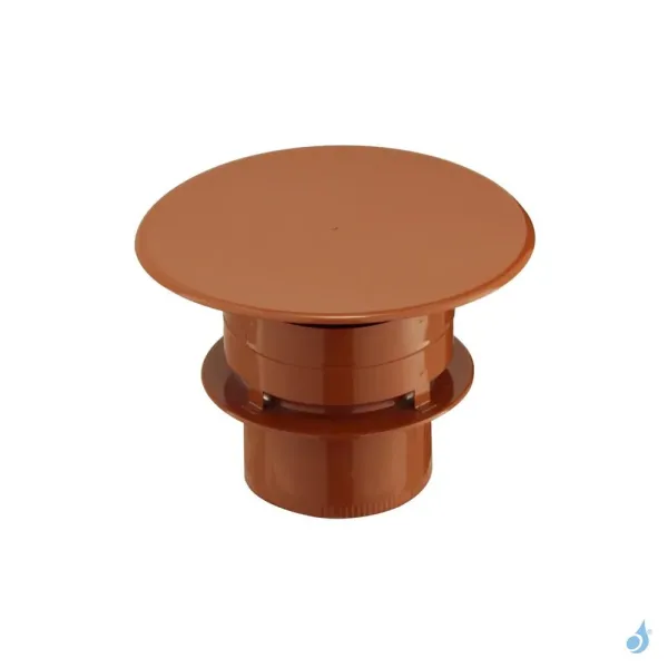 Chapeau aspirateur CA Inox ou Brique pour tubage