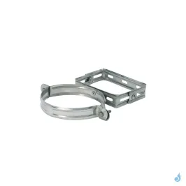 Bride murale réglable TEN Inox 304 Ø125-200mm