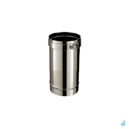 Tuyau rigide Poujoulat Inox 304 Ø100 à Ø150 mm Longueur 45cm