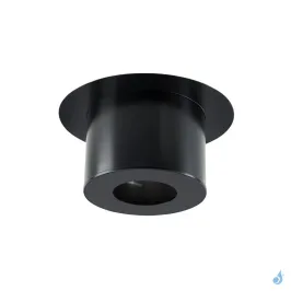 Plaque de finition plafond ronde noire Poujoulat Ø180 à Ø230 Domestique Ø150 Raccordement