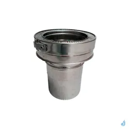 Réduction conique vers conduit émaillé ou inox Poujoulat Inox 304