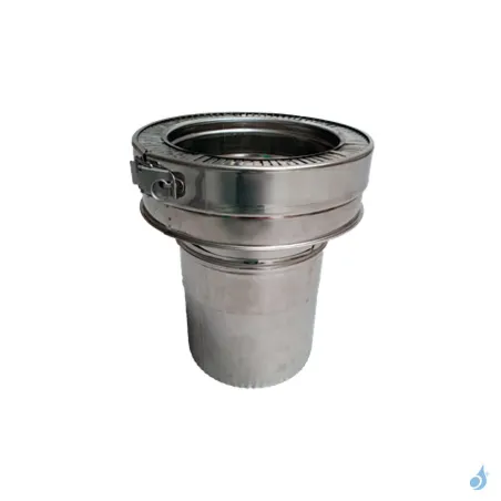 Réduction conique vers conduit émaillé ou inox Poujoulat Inox 304