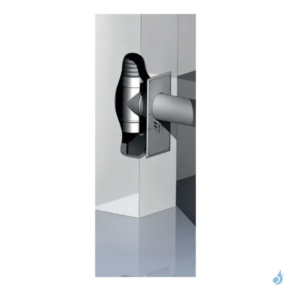 Plaque de Finition Basse TEN Inox 304  Ø125 à 155