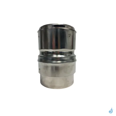 Raccord Inox Poêle/Tubage  Ø80 à Ø200 mm