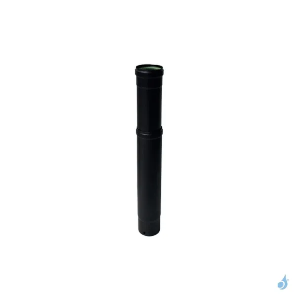 Tuyau téléscopique ÉMAIL avec joint à lèvres Ø80 et Ø100 mm Longueur 41 à 61 cm