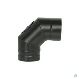 Coude à segment 90° avec trappe de visite ÉMAIL 1.2mm Ø150 mm