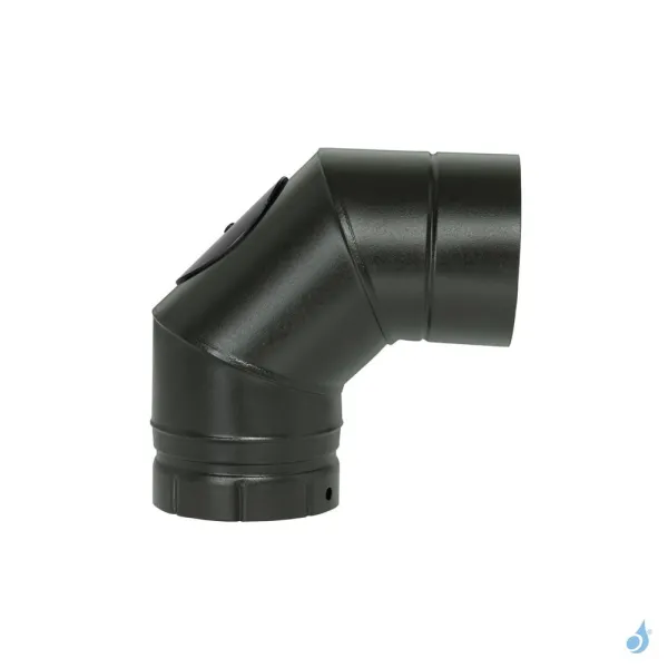 Coude à segment 90° avec trappe de visite ÉMAIL 1.2mm Ø150 mm