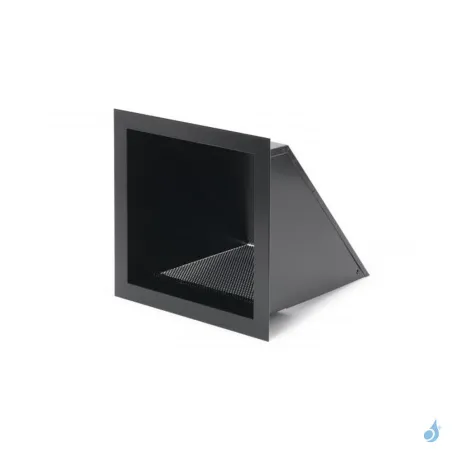 Grille de coffrage carrée KEMP Soho Blanc ou Noir 220 x 220 mm