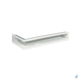 Grille d'angle KEMP Soho Blanc ou Noir 700 x 300 mm