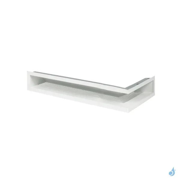 Grille d'angle KEMP Soho Blanc ou Noir 700 x 300 mm