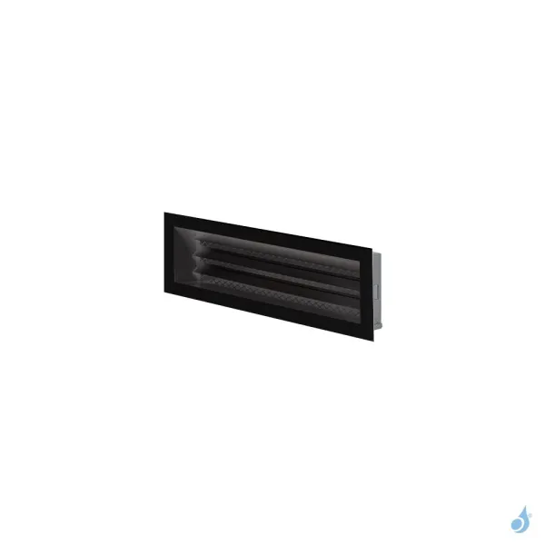 Grille de coffrage à lamelles KEMP Soho Raccourcie Blanc ou Noir L.370 H.130 P.65 mm