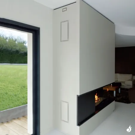 Grille de décompression KEMP AIR 02 Blanc ou Noir 150 x 95 mm