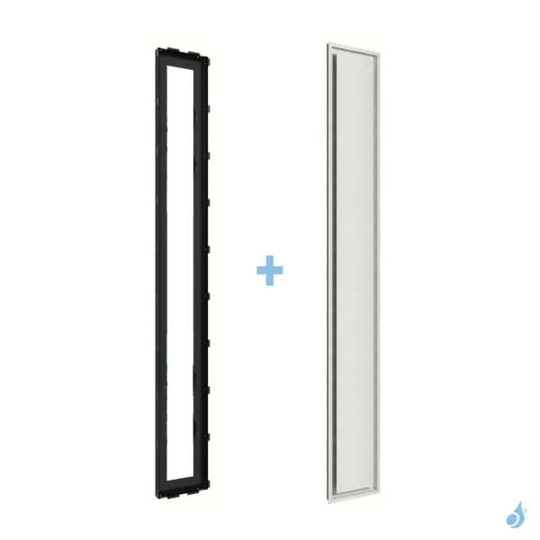 Grille de coffrage KEMP AIR 02 XXL Blanc ou Noir 1800 x 250 mm