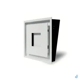 Grille d'aération carrée KEMP MPR Blanc ou Noir 250 x 250 mm 2