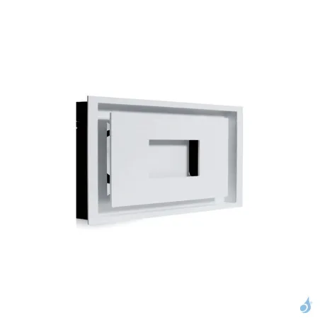 Grille d'aération rectangle KEMP MPR Blanc 500 x 250 mm