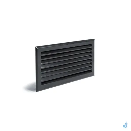Grille à lamelles pour coffrage KEMP Blanc ou Noir 350 x 200 mm