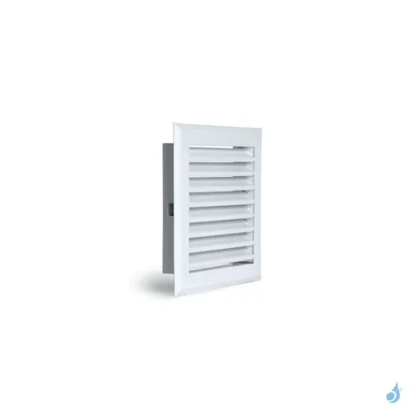 Grille carrée à lamelles 200 x 200