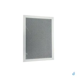 Grille de coffrage Perforée Blanche 440 x 300 mm avec précadre