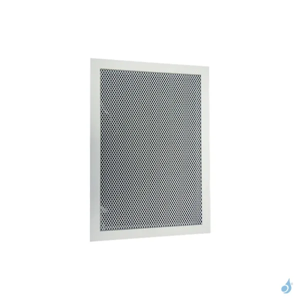 Grille de coffrage Perforée Blanche 440 x 300 mm avec précadre