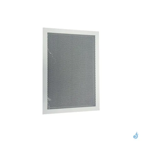 Grille de coffrage Perforée Blanche 440 x 300 mm avec précadre
