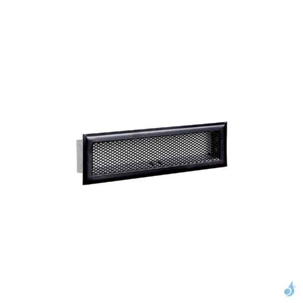 Grille pour décompression faux plafond KEMP Blanc ou Noir 195 x 60 mm