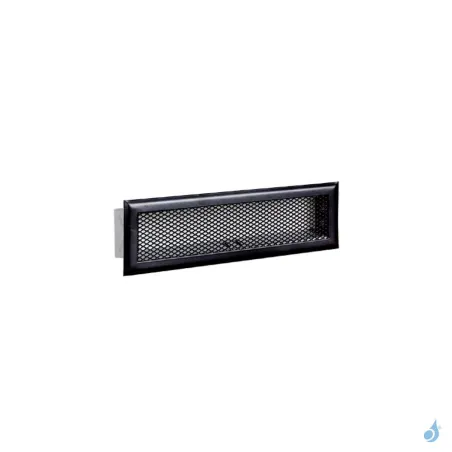 Grille pour décompression faux plafond KEMP Blanc ou Noir 195 x 60 mm