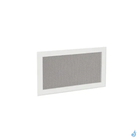 Grille rectangulaire KEMP Blanc ou Noir 345 x 195 mm avec précadre