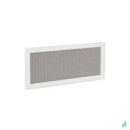 Grille rectangulaire KEMP Blanc ou Noir 545 x 195 mm avec précadre 2