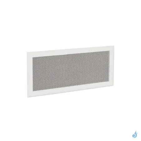 Grille rectangulaire KEMP Blanc ou Noir 545 x 195 mm avec précadre