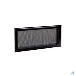 Grille rectangulaire KEMP Blanc ou Noir 545 x 195 mm avec précadre