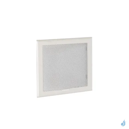 Grille d'aération carrée KEMP blanche ou noire pour boîtier obturable