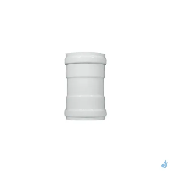 Adaptateur F/F aluminium pour poêle à granulés Ø80 ou Ø100 mm