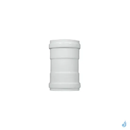 Adaptateur F/F aluminium pour poêle à granulés Ø80 ou Ø100 mm