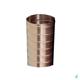 Gaine alu simple extensible à 3 ml Ø80 à Ø160 mm