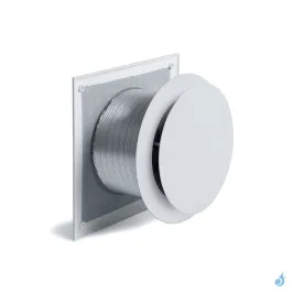 Kit prise d'air frais indirecte KEMP Push & Pull Ø100 ou Ø125 Noir ou Blanc pour poêle à bois & granulés