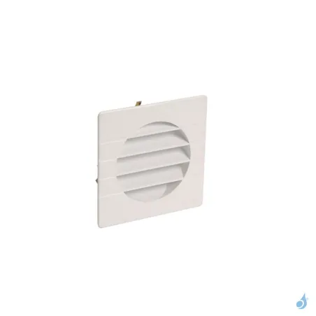 Grille d'aération extérieure clipsable PVC Sable ou Blanc Ø80 à Ø125 mm