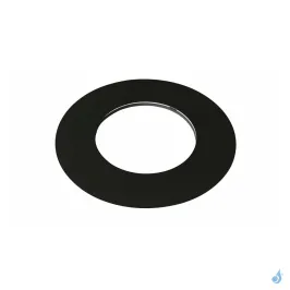 Rosace plate Noire Poujoulat pour Galvaflex Ø60 mm