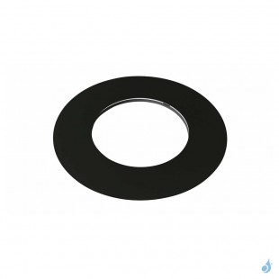 Rosace plate Noire Poujoulat pour Galvaflex Ø60 mm