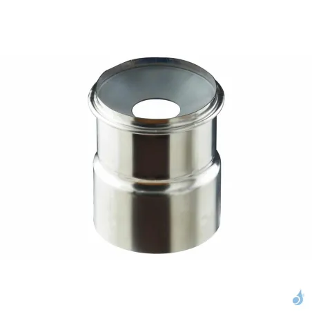 Adaptateur d'air étanche à membrane Poujoulat pour conduit flexible Ø60 à Ø125 mm