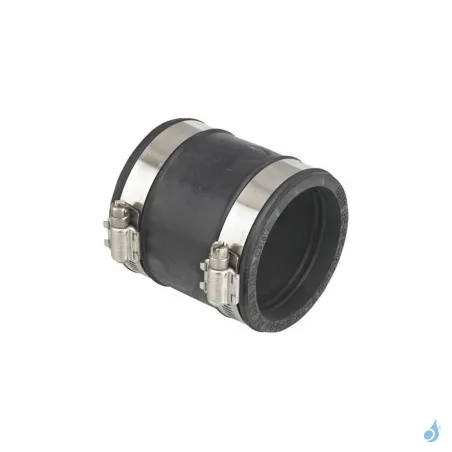 Raccord droit EPDM branchement prise d'air frais TEN Ø50 à 60 vers Ø50 à 60