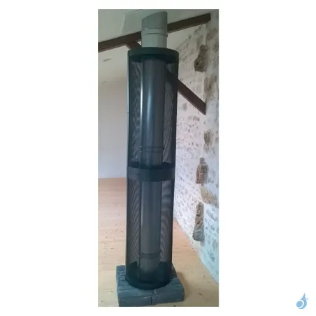 Grille de protection Acier adaptable sur conduit apparent Ø 220 à 320 hauteur 1ml