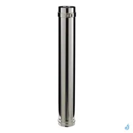 Tuyau Droit PGI Poujoulat Longueur 0.95 ml Ø80/130 ou Ø100/150