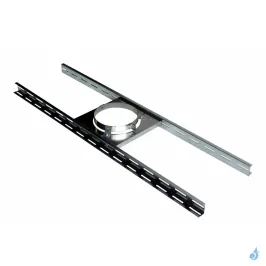 Support plancher pour conduit PGI Poujoulat Ø80/130 ou Ø100/150