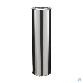 Tuyau Droit  Inox-Inox Poujoulat Longueur 1.33 ml Ø150 ou Ø230