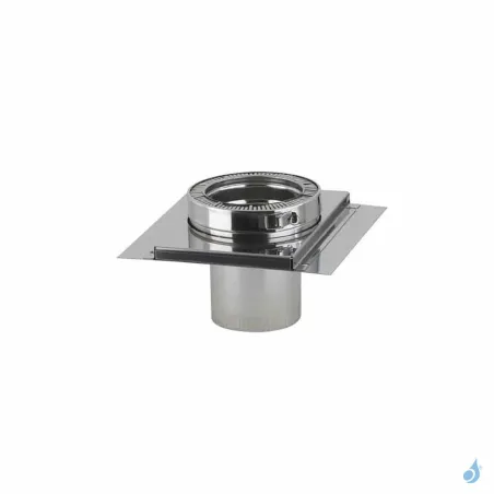 Plaque de rehausse 25x25 Poujoulat Ø80 ou Ø150