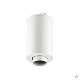 Élément droit de finition EDP 150 TZ Poujoulat Hauteur 45 cm Raccordement Ø150