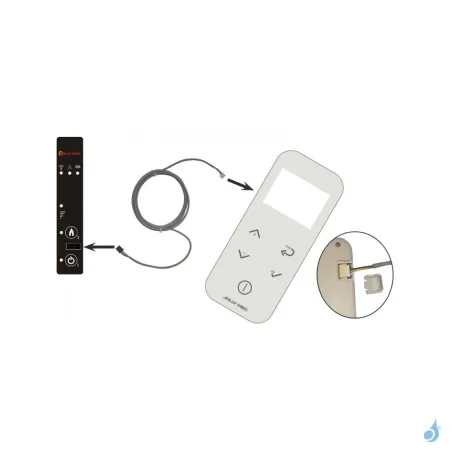 Câble de liaison télécommande pour poêle à granulés Jolly Mec JM Réf : CAVO/37