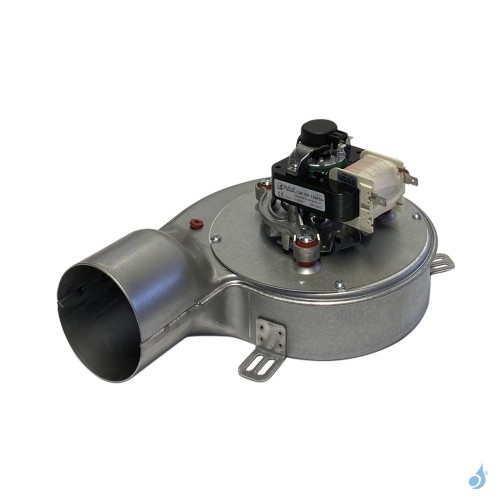 Ventilateur / Tangentiel pour poêle à pellets avec moteur rond - Longueur  33 cm - diamètre 8 cm